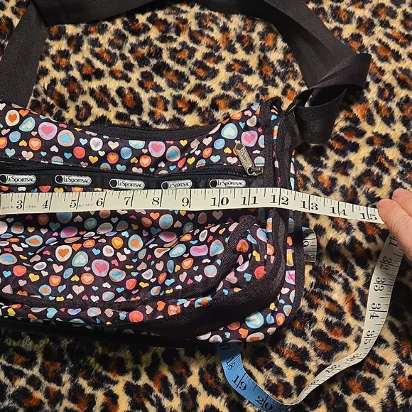 LeSportsac Colorful Heart Print Crossbody Bag - Picture 5 of 5